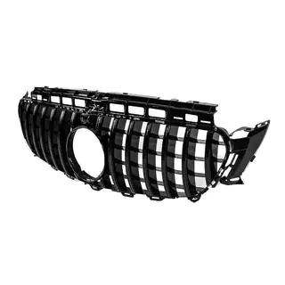 Передняя Решетка GT Panamericana Черная (для Avantgarde/AMG-Line/E43 AMG/E53 AMG 2016-2020) фото 4