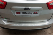 Ford C-Max/Grand C-Max 2010-2019 гг. Накладка на задний бампер OmsaLine (нержавейка) фото 2