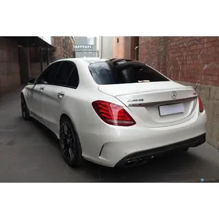 Задний бампер с диффузором (AMG C63-design 2014-2021)