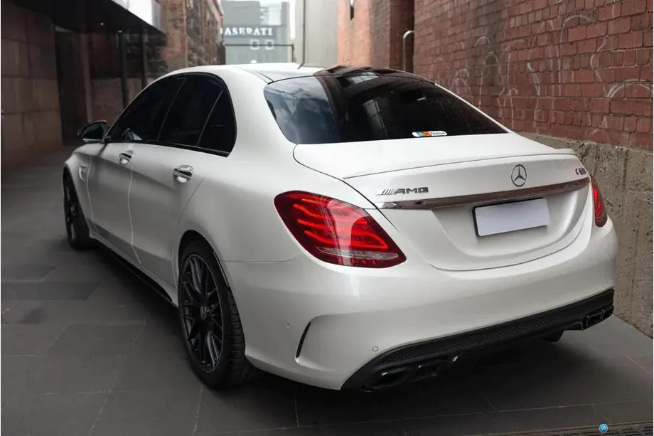 Mercedes C-class W205 2014-2021 гг. Задний бампер с диффузором (AMG C63-design 2014-2021) Фото 1
