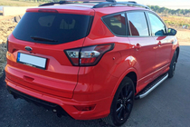 Ford Kuga/Escape 2013-2019 гг. Боковые Подножки Fullmond (2 шт, алюминий) фото 2