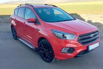 Ford Kuga/Escape 2013-2019 гг. Боковые Подножки Allmond Grey (2 шт, Алюминий) фото 10