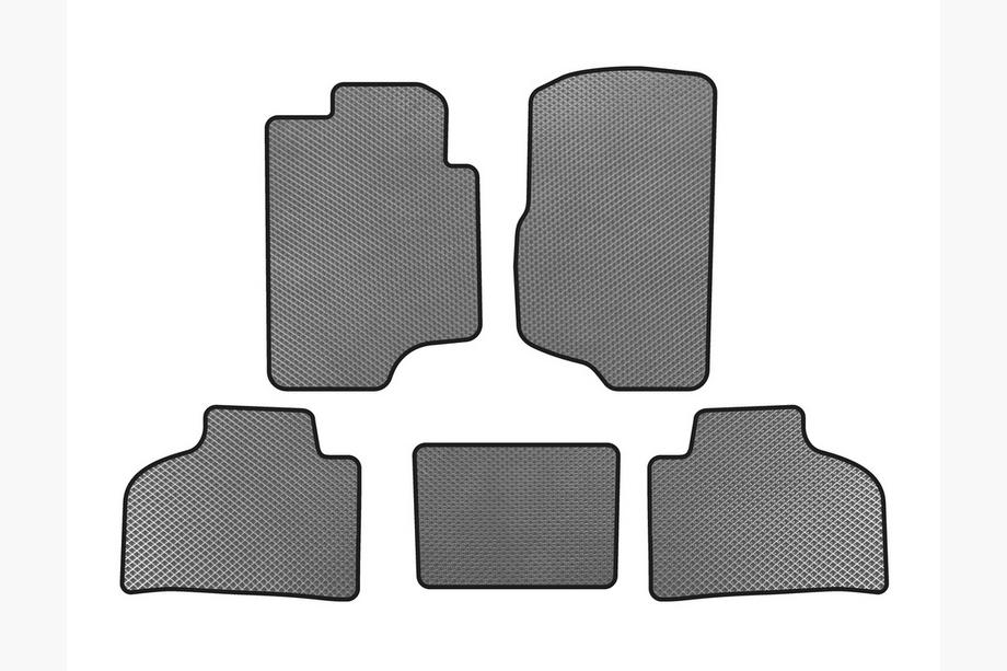 Chevrolet Silverado 2007-2013 гг. Коврики EVA (Серый) Image