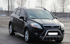 Ford Kuga 2008-2013 гг. Кенгурятник WT003 (нержавейка) фото 3