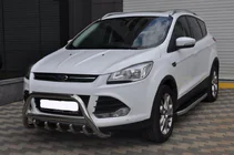 Ford Kuga/Escape 2013-2019 гг. Кенгурятник WT003 (нержавейка) фото 2