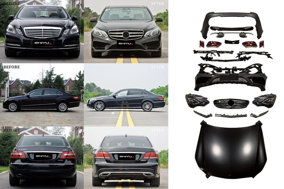 Mercedes E-class W212 2009-2016 гг. Комплект обвеса рестайлинг AMG-Line 2016 Image
