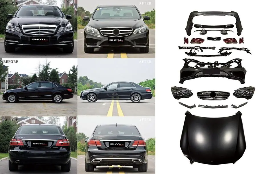Mercedes E-class W212 2009-2016 гг. Комплект обвеса рестайлинг AMG-Line 2016 Image