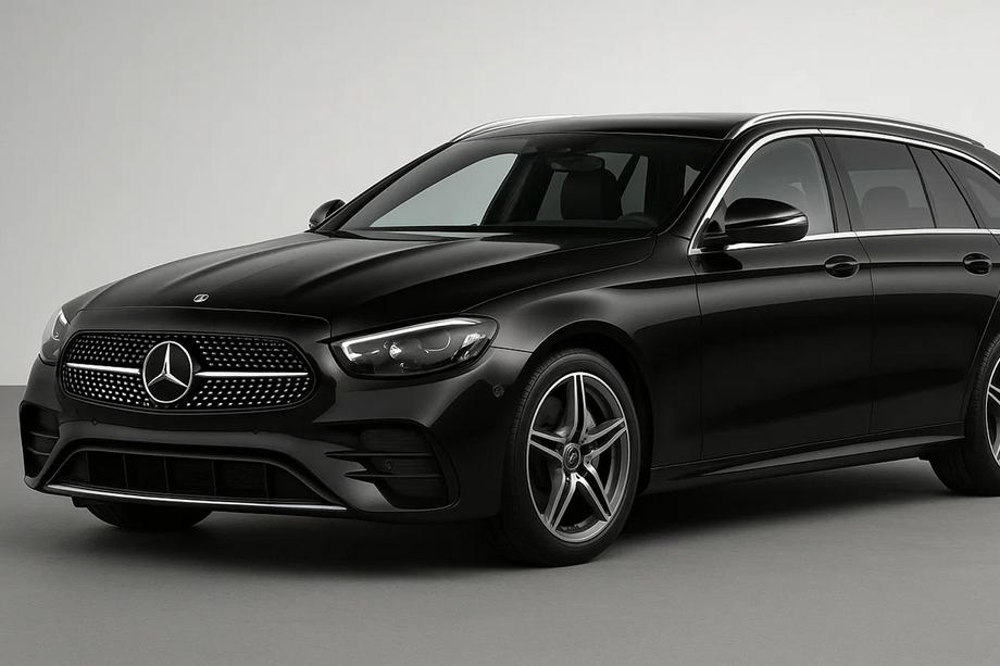 Mercedes E-class W213 2016-2023 гг. Передняя решетка Diamond Black (для SW, 2020+) Image