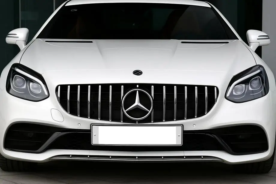 Mercedes SLC R172 2016-2020 гг. Передняя решетка GT Panamericana Фото 4