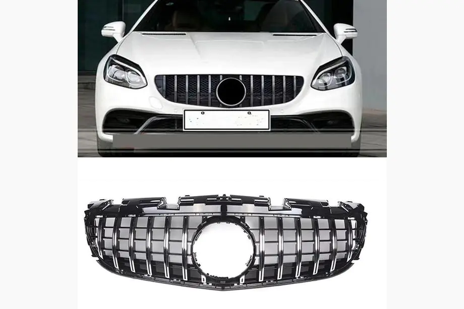Mercedes SLC R172 2016-2020 гг. Передняя решетка GT Panamericana Фото 3