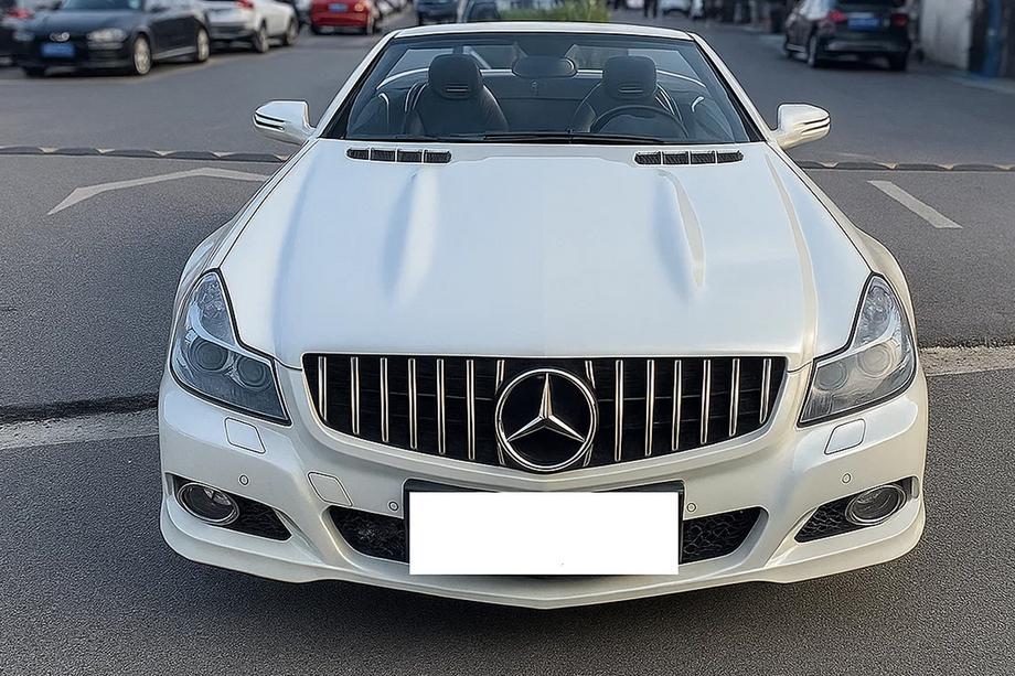 Mercedes SL R230 2001-2011 гг. Передняя Решетка GT Panamericana (2008-2011) Image