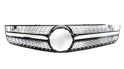 Mercedes SL R230 2001-2011 гг. Передняя решетка Diamond Black (2008-2011) фото 2