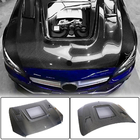 Mercedes C-class W205 2014-2021 гг. Капот V2 (Карбон) фото 1