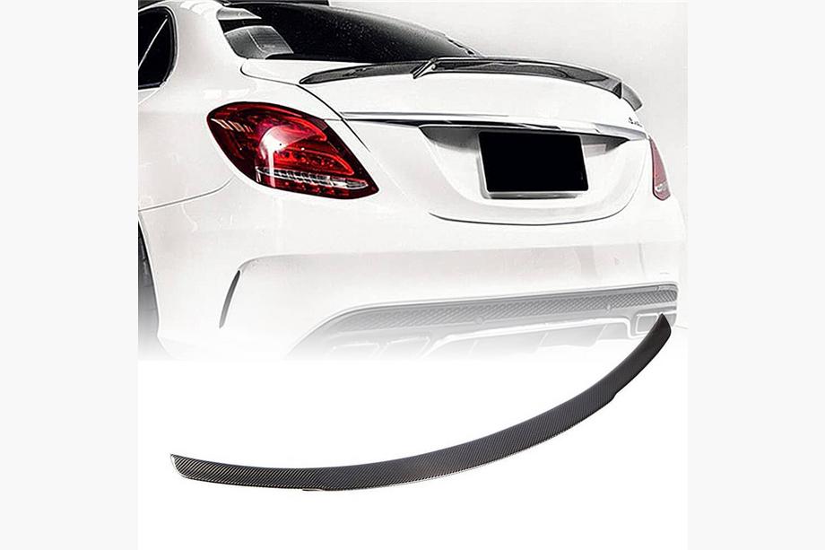 Mercedes C-class W205 2014-2021 гг. Спойлер V9 (для SD 2015-2019, Карбон) Image