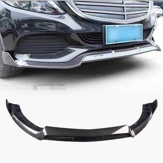 Передний бампер Лип V1 (для SD Base 2019-2021, Карбон) Mercedes C-class W205 2014-2021 гг. фото 1