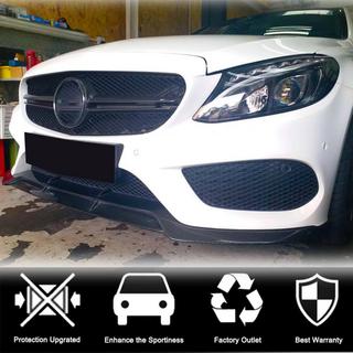 Передний спойлер Lip V1 для C43 AMG 2015-2019 Карбон фото 2