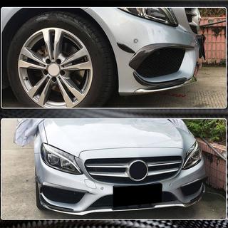Карбоновые накладки на передний бампер для C43 AMG 2015-2019 фото 4