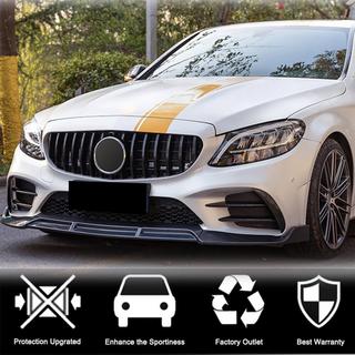 Передний Бампер Лип V3 для C43 AMG 2019-2021 Карбон фото 3