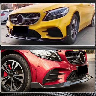 Передний Бампер Лип V3 для C43 AMG 2019-2021 Карбон фото 4