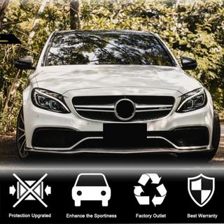 Передняя губа бампера V2 для SD C63 AMG 2015-2019 Карбон фото 3