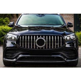 Передняя решетка GT Panamericana (для GLS63) Mercedes GLS X167 2019- гг. фото 1