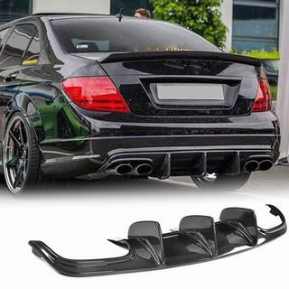 Диффузор заднего бампера V1 для AMG SD 2008-2011, Карбон фото 1