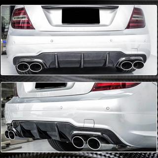 Диффузор заднего бампера V1 для AMG SD/Coupe 2012-2014 Карбон фото 4