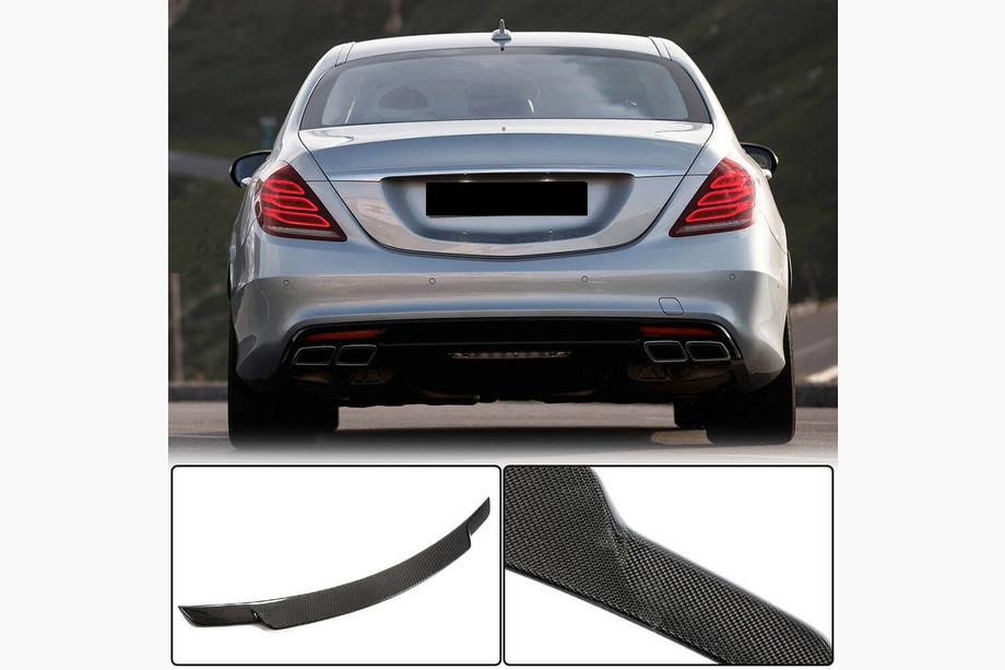 Mercedes S-class W222 2013-2022 гг. Спойлер V2 (Карбон) Image