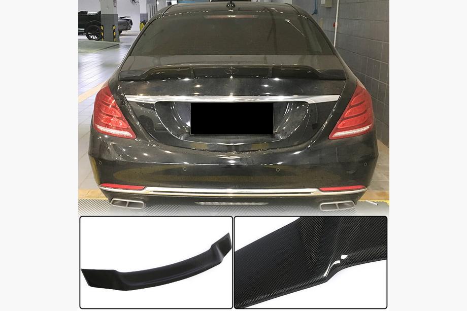 Mercedes S-class W222 2013-2022 гг. Спойлер V3 (Карбон) Image