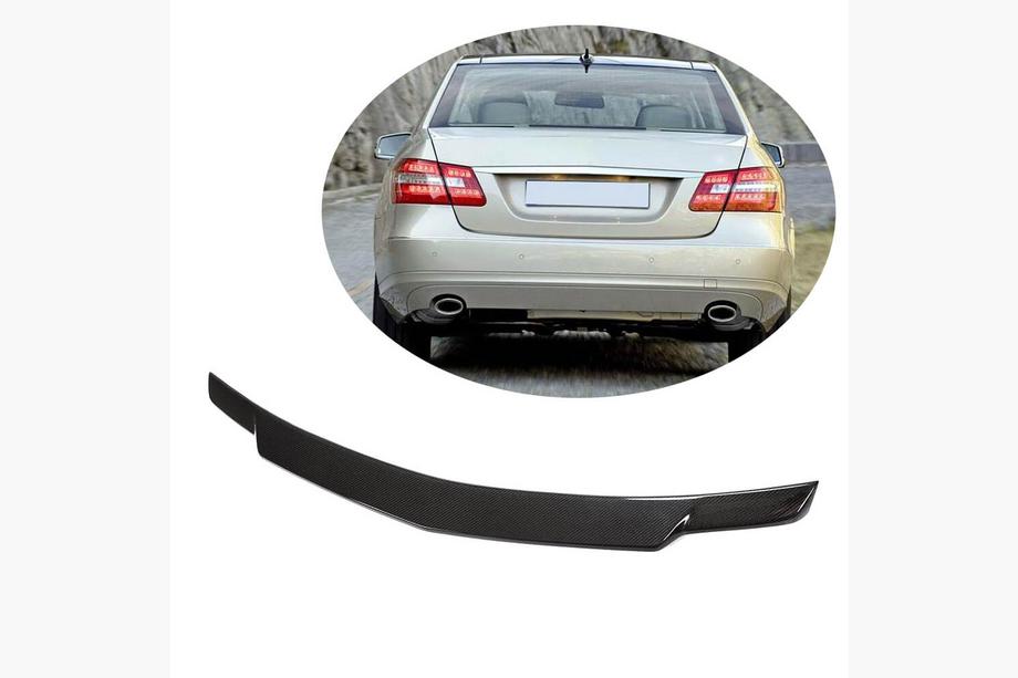 Mercedes E-class W212 2009-2016 гг. Спойлер V2 (Карбон) Image