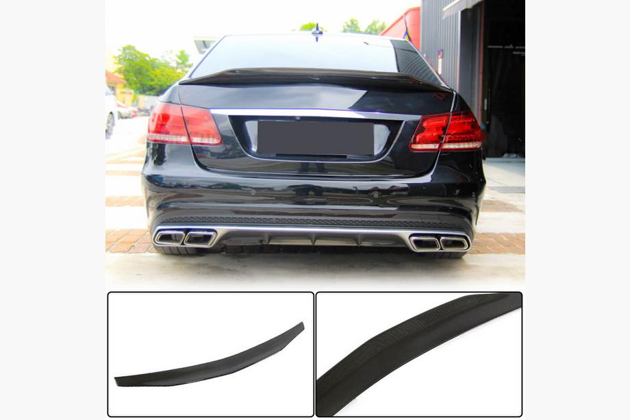 Mercedes E-class W212 2009-2016 гг. Спойлер V4 (Карбон) Image