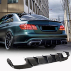 Mercedes E-class W212 2009-2016 гг. Диффузор заднего бампера V2 для E63 AMG 2013-2016 Карбон фото 1
