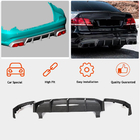 Mercedes E-class W212 2009-2016 гг. Диффузор заднего бампера V2 для E63 AMG 2013-2016 Карбон фото 2