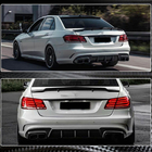 Mercedes E-class W212 2009-2016 гг. Диффузор заднего бампера V2 для E63 AMG 2013-2016 Карбон фото 4