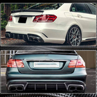 Mercedes E-class W212 2009-2016 гг. Диффузор заднего бампера V2 для E63 AMG 2013-2016 Карбон фото 5
