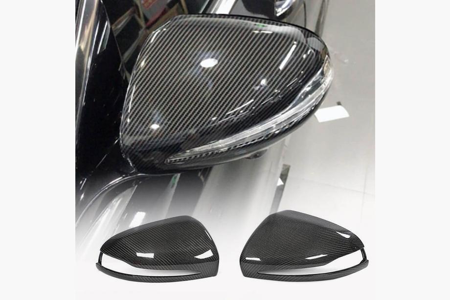 Mercedes E-class W213 2016-2023 гг. Накладки на Зеркала V1 (Карбон) Image