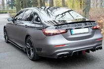 Mercedes E-сlass W213 2016-2023 гг. Спойлер V7 (Карбон) фото 2