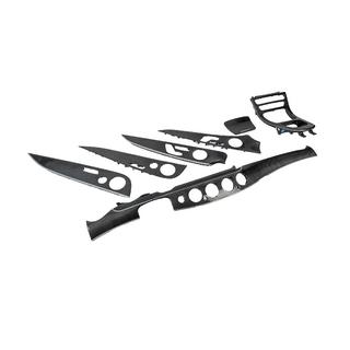 Накладки на панель приборов (Карбон) Mercedes E-сlass W213 2016-2023 гг. фото 3