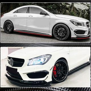 Карбоновые Накладки на Передний Бампер для CLA45 AMG SD 2013-2016 фото 3