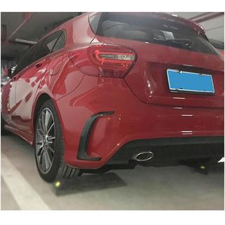 Накладка на задний бампер для A45 AMG HB 2013-2015 Карбон фото 2