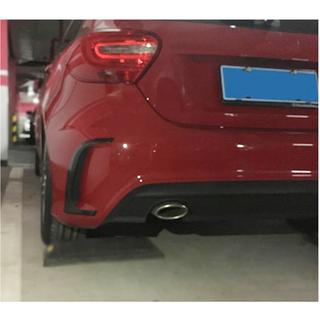 Накладка на задний бампер для A45 AMG HB 2013-2015 Карбон фото 3