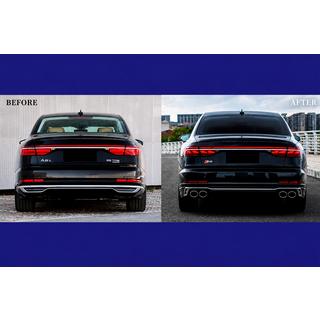 Комплект рестайлинга с заменой фар (в S8 2025) Audi A8 2018- гг. фото 3