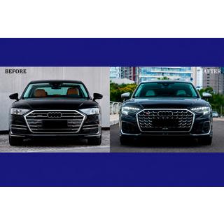 Комплект рестайлинга с заменой фар (в S8 2025) Audi A8 2018- гг. фото 1