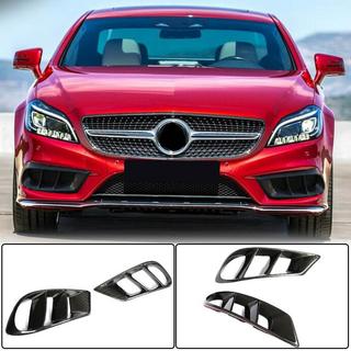 Карбоновые Накладки на Передний Бампер (для AMG-Line SD 2015-2018) фото 1