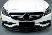Mercedes CLS C218 2011-2018 гг. Карбоновые накладки на передний бампер для CLS63 AMG SD 2015-2018 фото 2