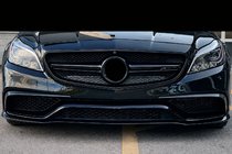 Mercedes CLS C218 2011-2018 гг. Карбоновые накладки на передний бампер для CLS63 AMG SD 2015-2018 фото 5