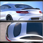 Mercedes S-class C217 Coupe 2014-2020 гг. Спойлер V3 (купе, Сухой карбон) фото 4