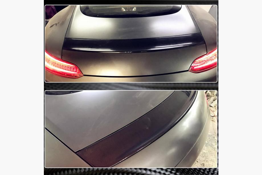 Mercedes AMG GT C190/R190 2014-2022 гг. Спойлер V2 (для C190 2014-2019, Карбон) Фото 3