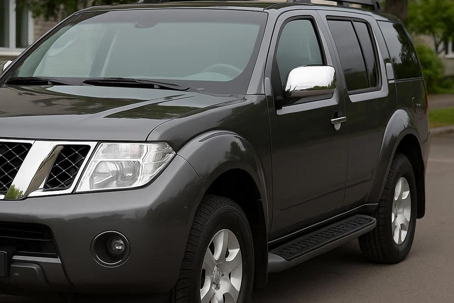 Nissan Pathfinder R51 2005-2014 гг. Накладки на Зеркала (2 шт, Нержавейка) Image