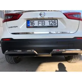 Накладка на багажник нержавейка Nissan Qashqai 2014-2021 гг. фото 2